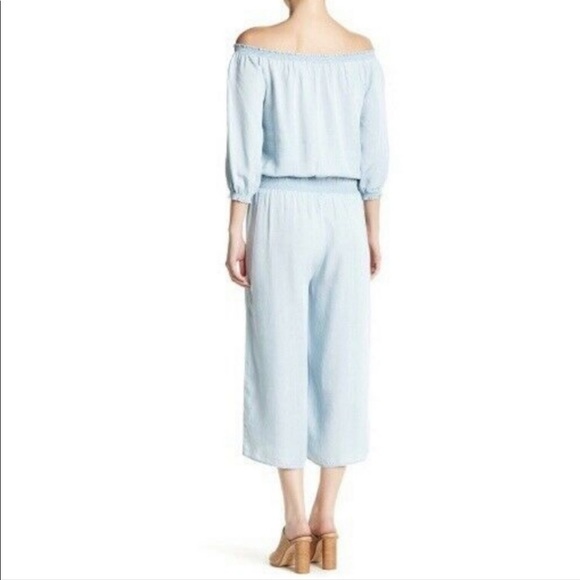 New $198 Walter Baker Kaiser Jumpsuit medium wash size S - Picture 3 of 11